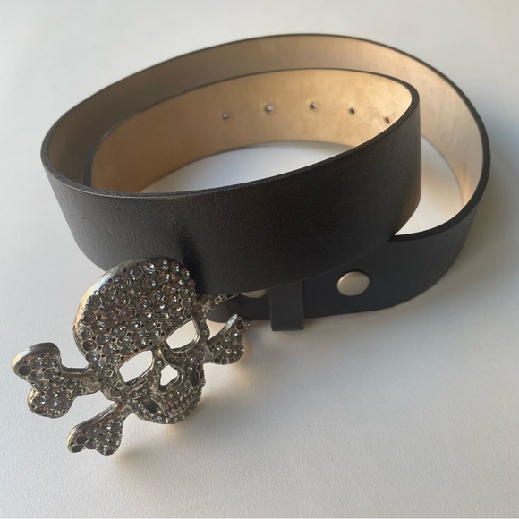 Leatherock Other - Skull Crossbones Belt